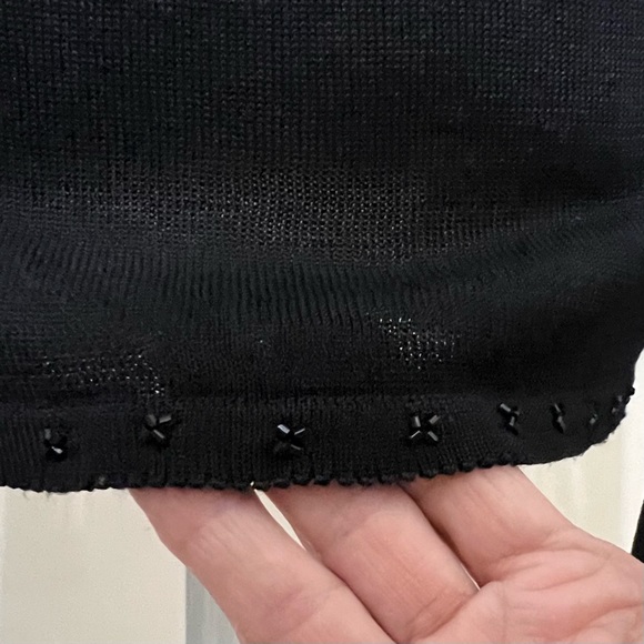 Vintage Belford for Saks Fifth Avenue Beaded Sweater - Picture 7 of 9